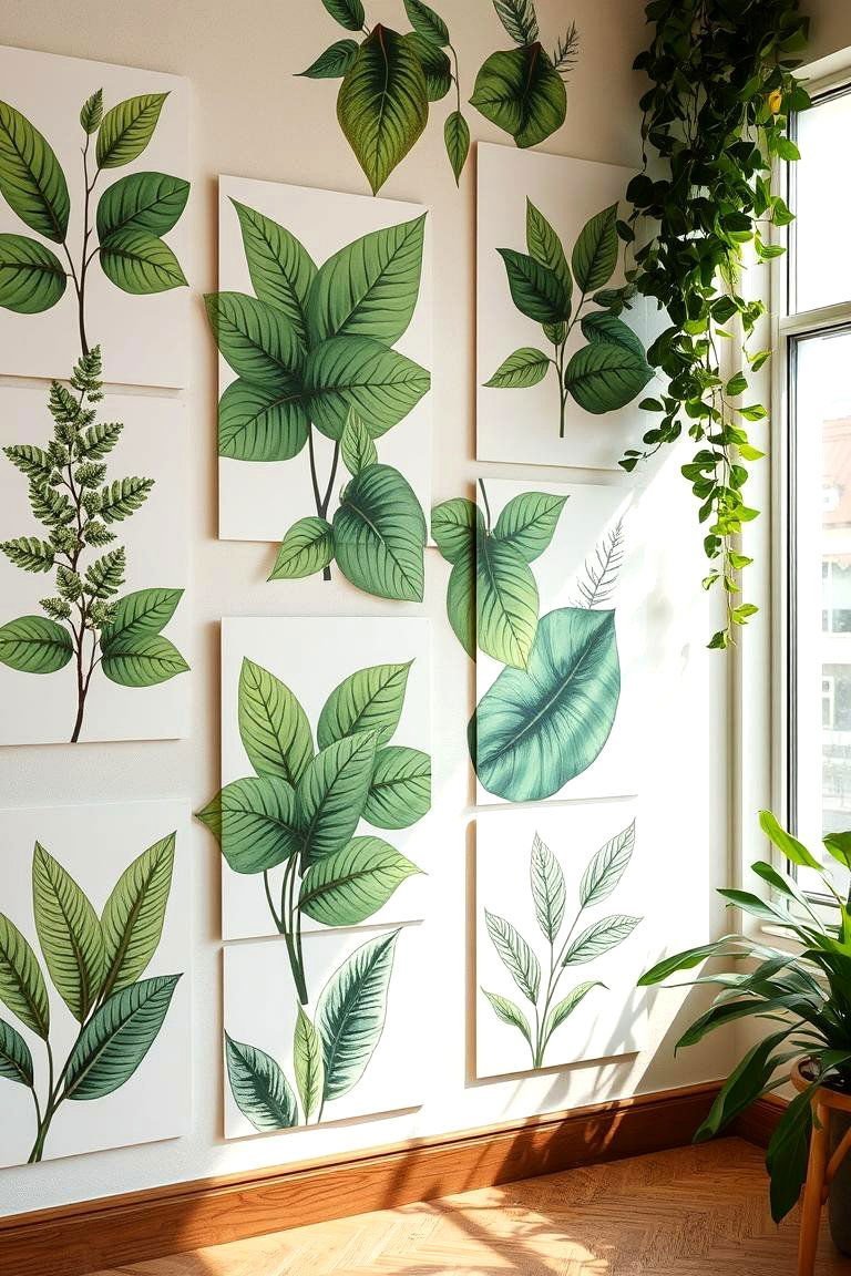 24 Wall Decor Ideas: Creative Ways to Enhance Home Walls 10 Nature Inspired Botanical Prints - 24 Wall Decor Ideas