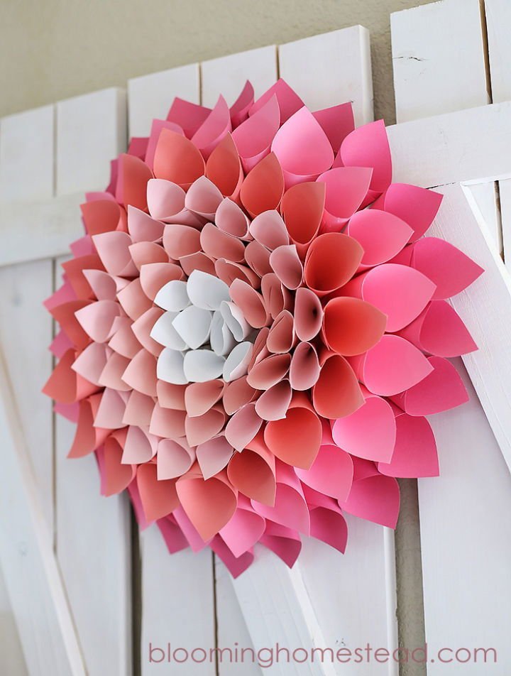25 DIY Spring Wreath Ideas for Door (How to Make) 21 Easy DIY Paper Spring Wreath