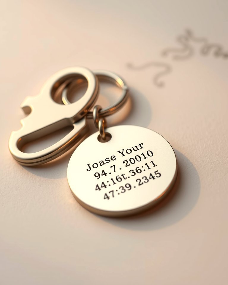 21 Personalized Valentines Day Gifts to Show You Care 22 Personalized Keychain with Coordinates - 21 Personalized Valentines Day Gifts to Show You Care