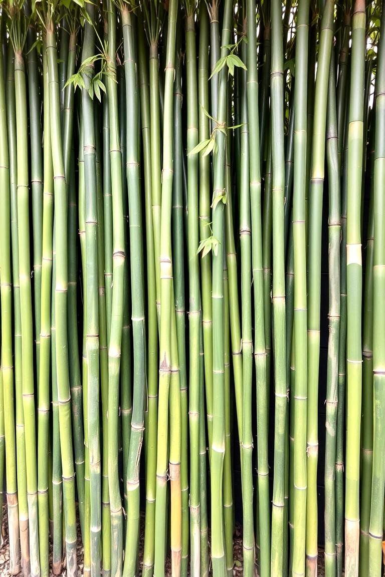 24 Simple Fence Line Landscaping Ideas for Curb Appeal 7 Privacy Bamboo Screen - 24 Simple Fence Line Landscaping Ideas