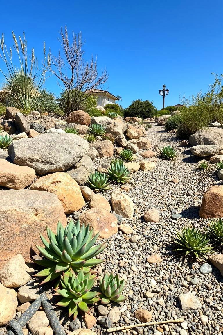 24 Spring Garden Ideas to Refresh Your Outdoor Space 16 Rock and Succulent Garden - 24 Spring Garden Ideas