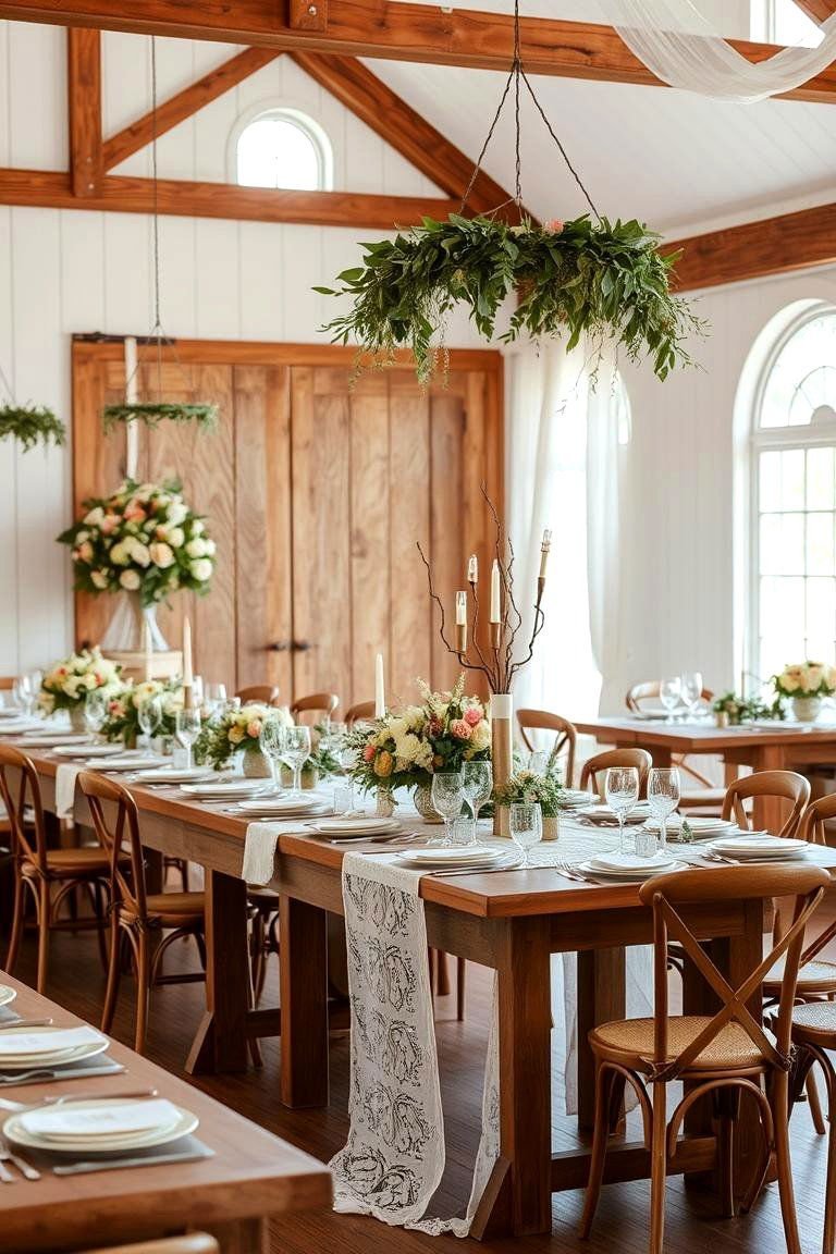 24 Spring Wedding Ideas for Blooming Celebrations 6 Rustic Elegance Decor - 24 Spring Wedding Ideas