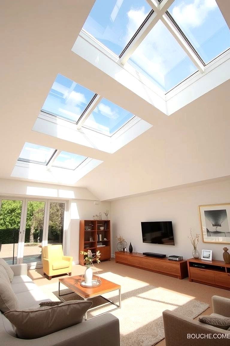 24 Accent Ceiling Ideas to Elevate Your Room's Design 11 Skylights - 24 Accent Ceiling Ideas