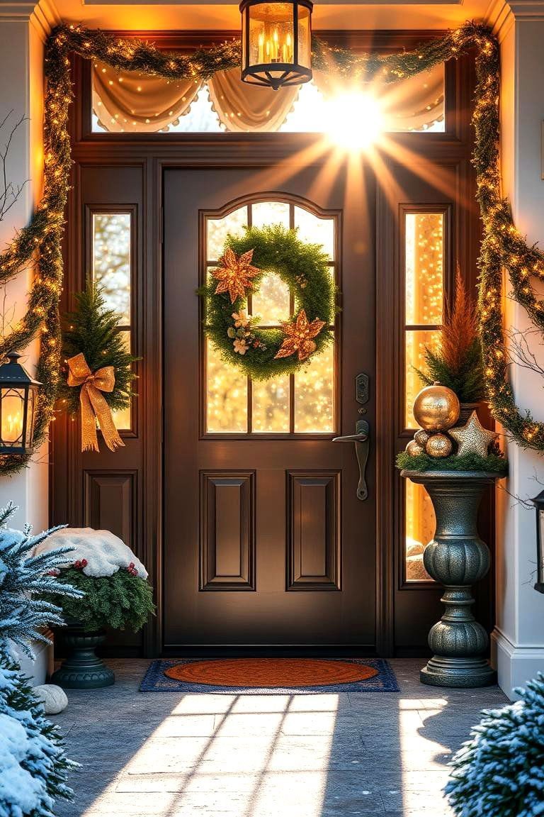 24 Spring Front Door Décor Ideas to Welcome the Season 25 Sparkling Seasonal Accents - 24 Spring Front Door Decor Ideas