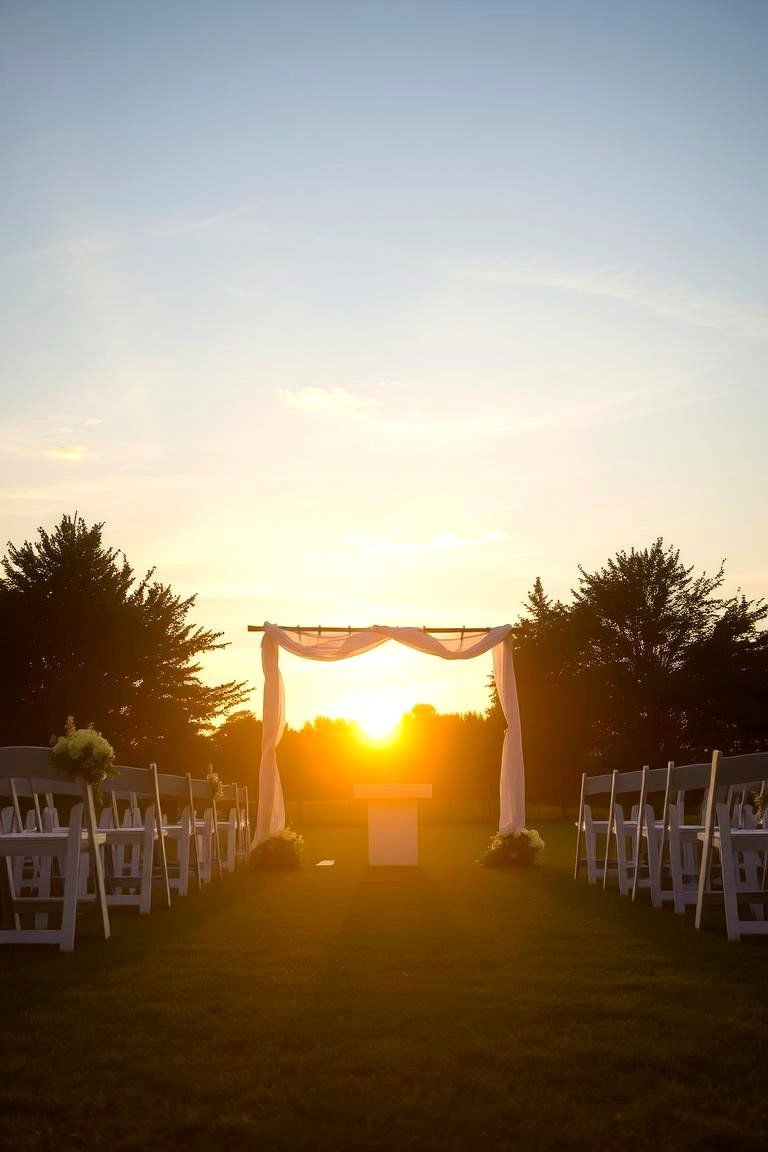 24 Spring Wedding Ideas for Blooming Celebrations 25 Sunrise Ceremony Magic - 24 Spring Wedding Ideas
