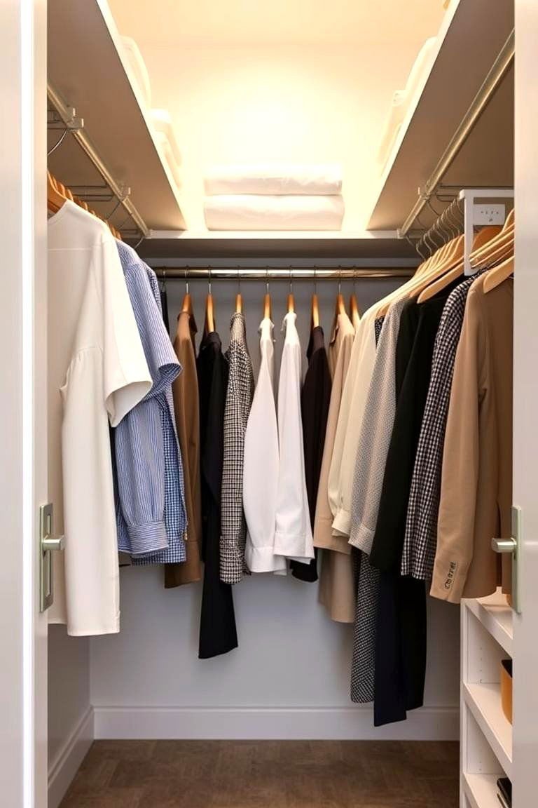 24 Functional Walk-In Closet Ideas for Optimal Organization 10 Adjustable Hanging Systems - 24 Walk in Closet Ideas