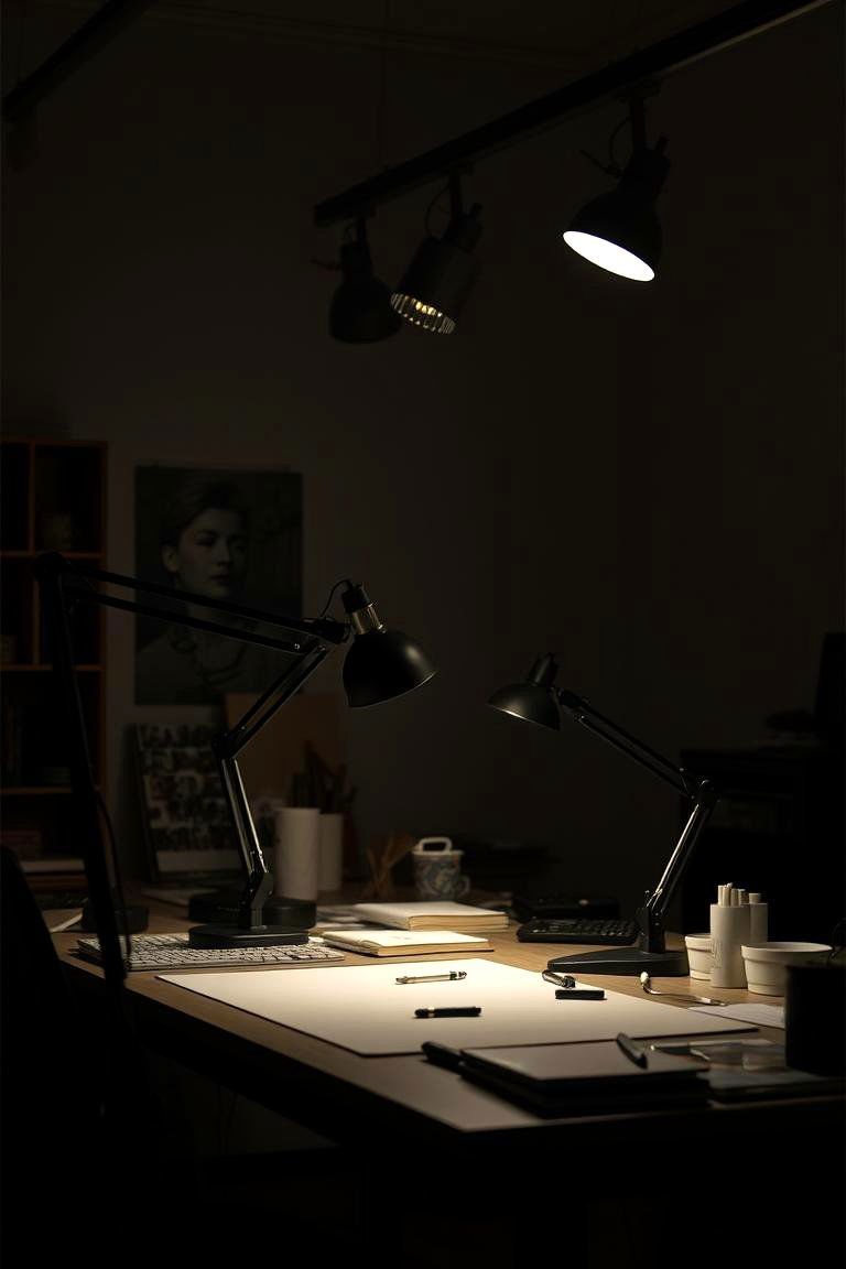 24 Art Room Ideas to Inspire Creativity in Any Space 27 Adjustable Lighting for Different Art Projects - 24 Art Room Ideas