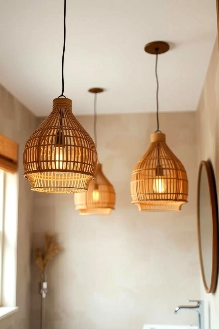 24 Inspiring Bathroom Pendant Lighting Ideas for Modern Homes 12 Bohemian Pendant Lights for a Laid Back Style - 24 Bathroom Pendant Lighting Ideas