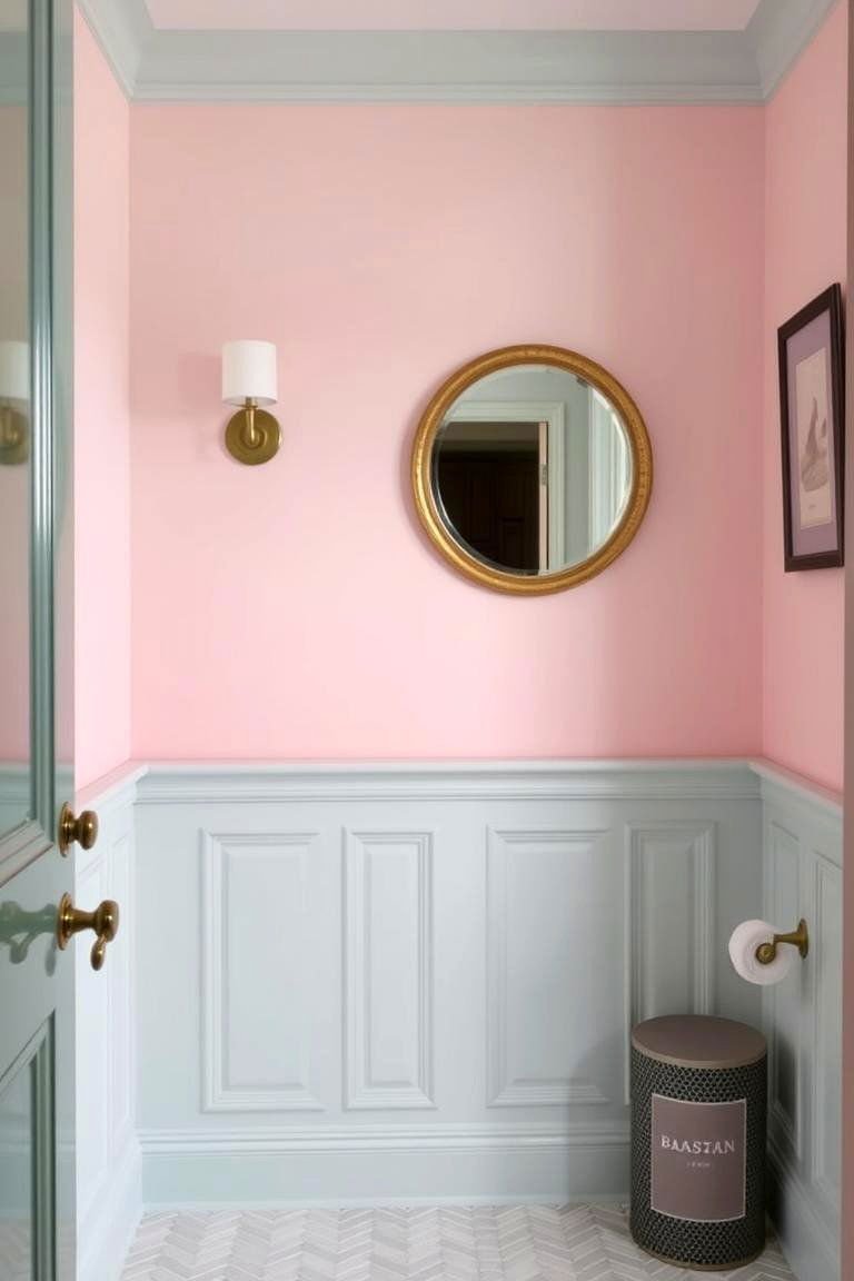 24 Bathroom Wainscoting Ideas for Timeless Elegance 17 Chevron Pattern Wainscoting - 24 Bathroom Wainscoting Ideas