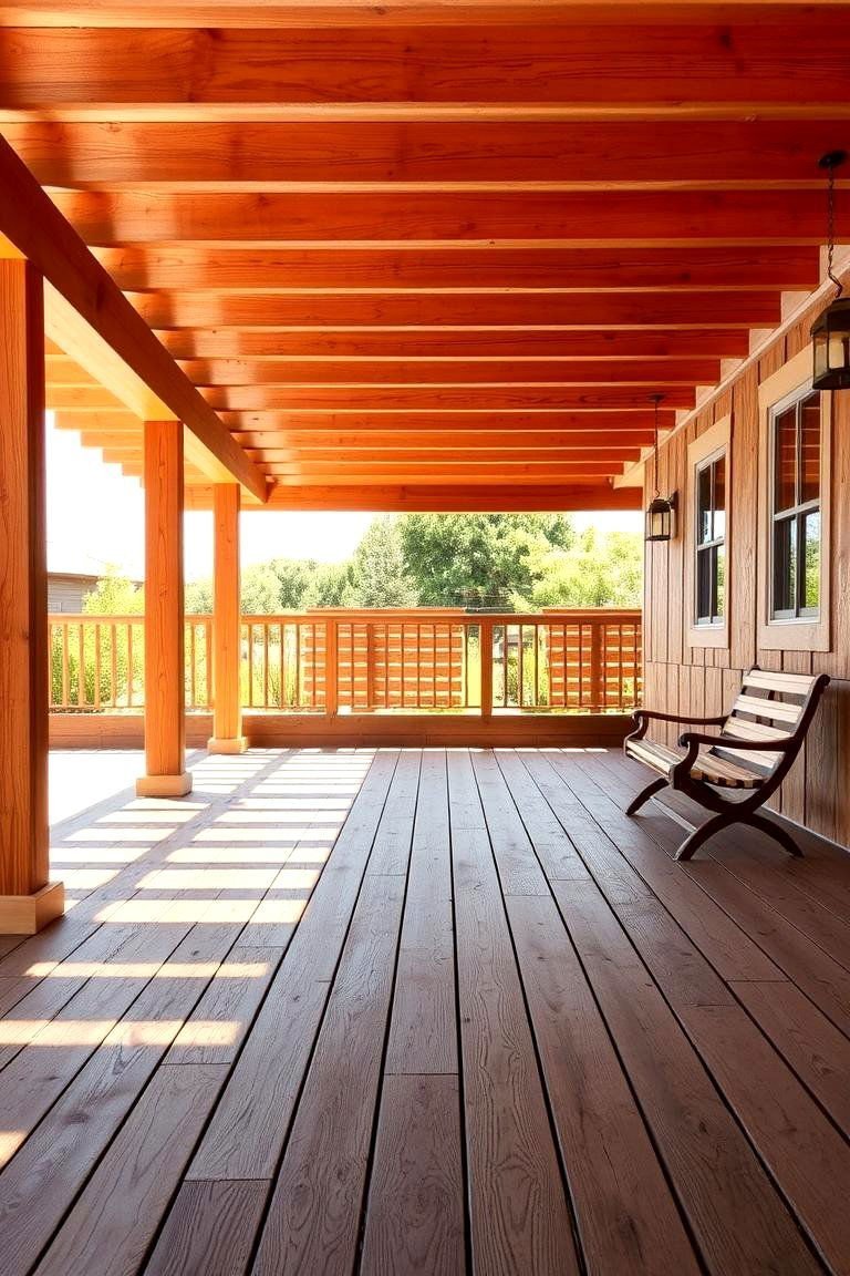 24 Pergola Flooring Ideas to Elevate Your Outdoor Space Design 3 Classic Wooden Plank Flooring - 24 Pergola Flooring Ideas