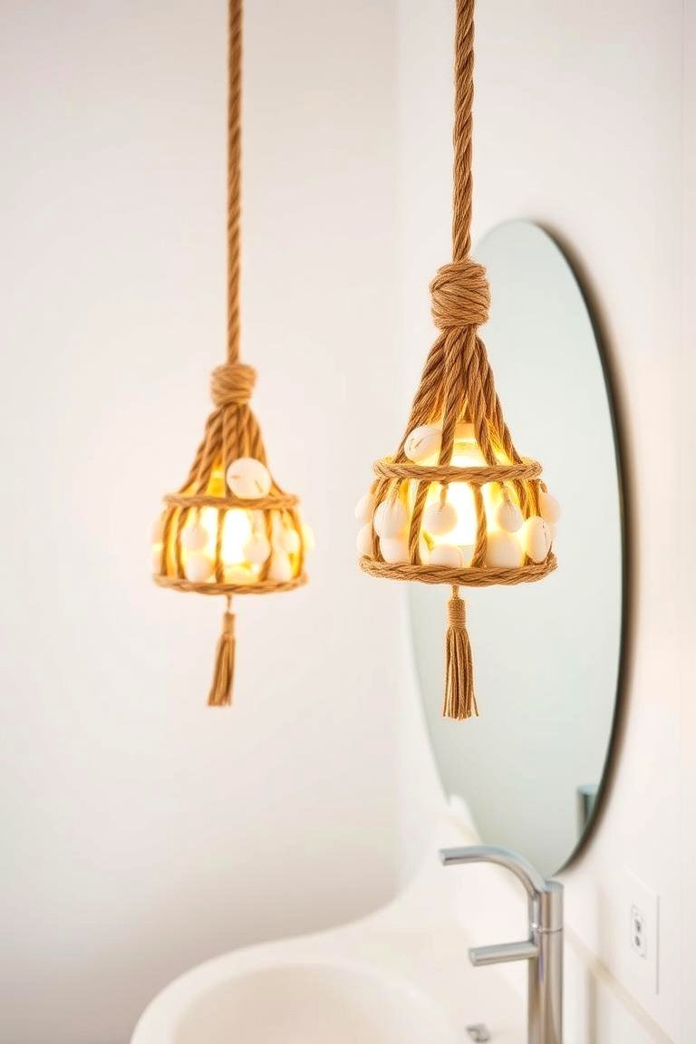 24 Inspiring Bathroom Pendant Lighting Ideas for Modern Homes 14 Coastal Inspired Pendant Lights for a Fresh Look - 24 Bathroom Pendant Lighting Ideas