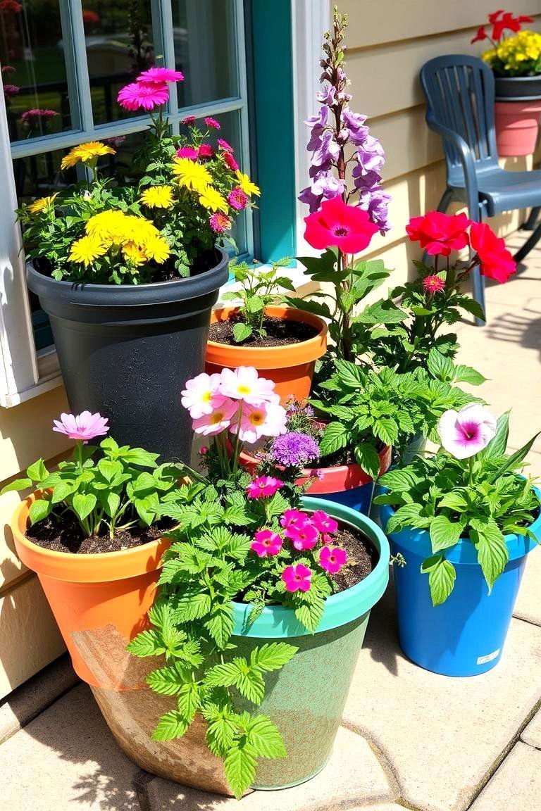 24 Lush Small Garden Ideas for Urban Outdoor Spaces 2 Container Garden Creations - 24 Small Garden Ideas