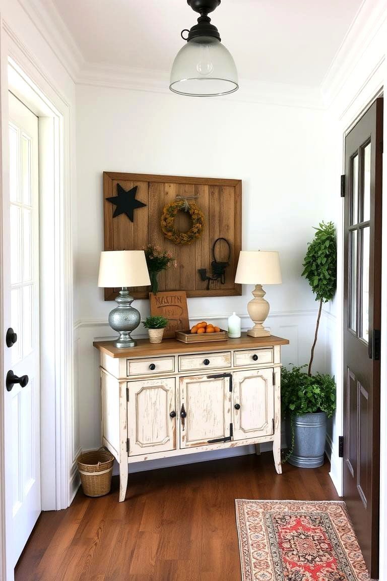 24 Cottage Decor Ideas for a Charming Home Style 23 Cozy Entryway Charm - 24 Cottage Decorating Ideas