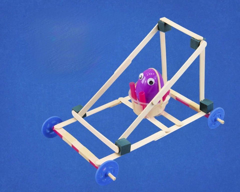 20 Rubber Band Games and Crafts to Make 5 Crash Test Car Game With Rubber Band