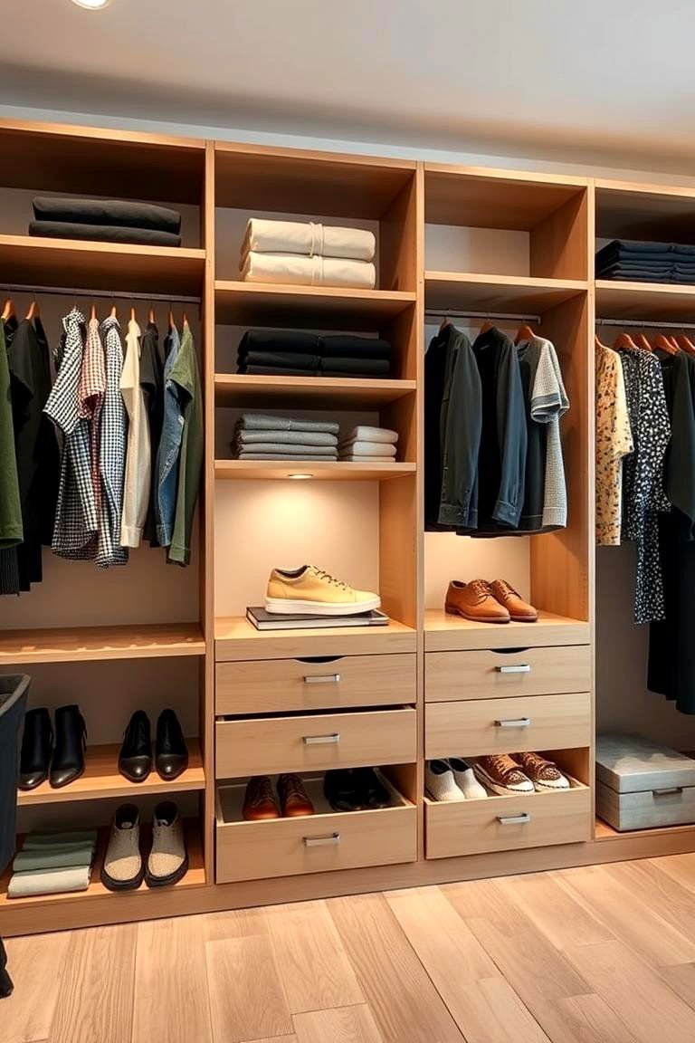 24 Functional Walk-In Closet Ideas for Optimal Organization 3 Customizable Shelving - 24 Walk in Closet Ideas
