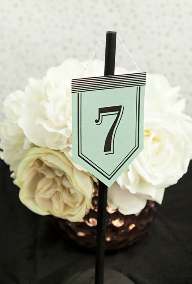25 DIY Wedding Table Numbers (How to Make Table Numbers) 20 DIY Hanging Table Number Stands