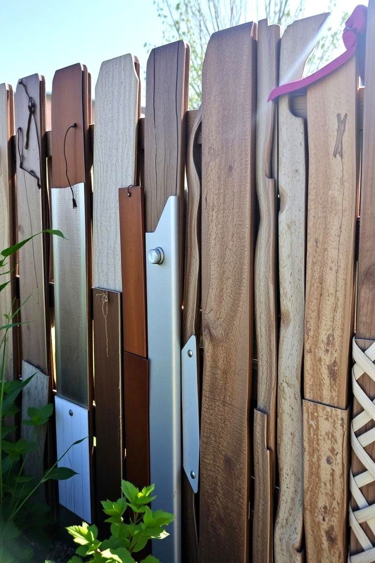 24 Vegetable Garden Fence Ideas to Secure Your Crops 14 DIY Upcycled Fence - 24 Vegetable Garden Fence Ideas