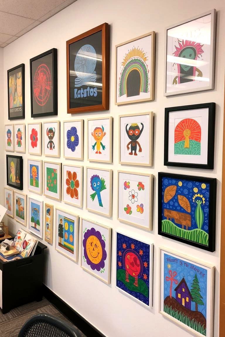 24 Art Room Ideas to Inspire Creativity in Any Space 5 Dedicated Display Area for Artwork - 24 Art Room Ideas