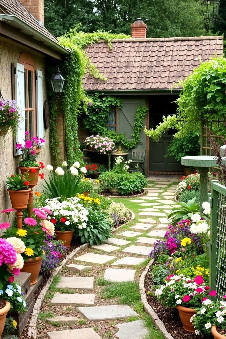 24 Lush Small Garden Ideas for Urban Outdoor Spaces 17 Enchanting Cottage Garden - 24 Small Garden Ideas