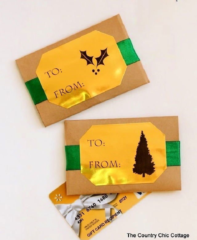 20 DIY Gift Card Holder Ideas (Free Printable Template) 16 Gift Card Holder From Toilet Paper Roll