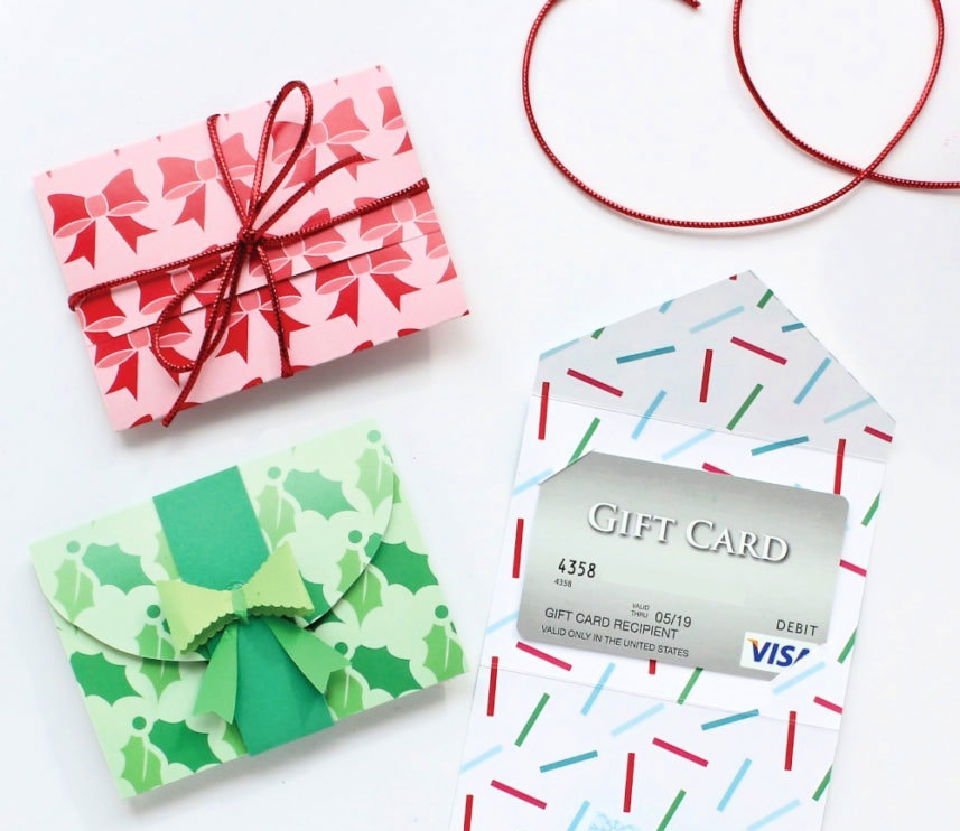 20 DIY Gift Card Holder Ideas (Free Printable Template) 9 Printable Gift Card Holder Template