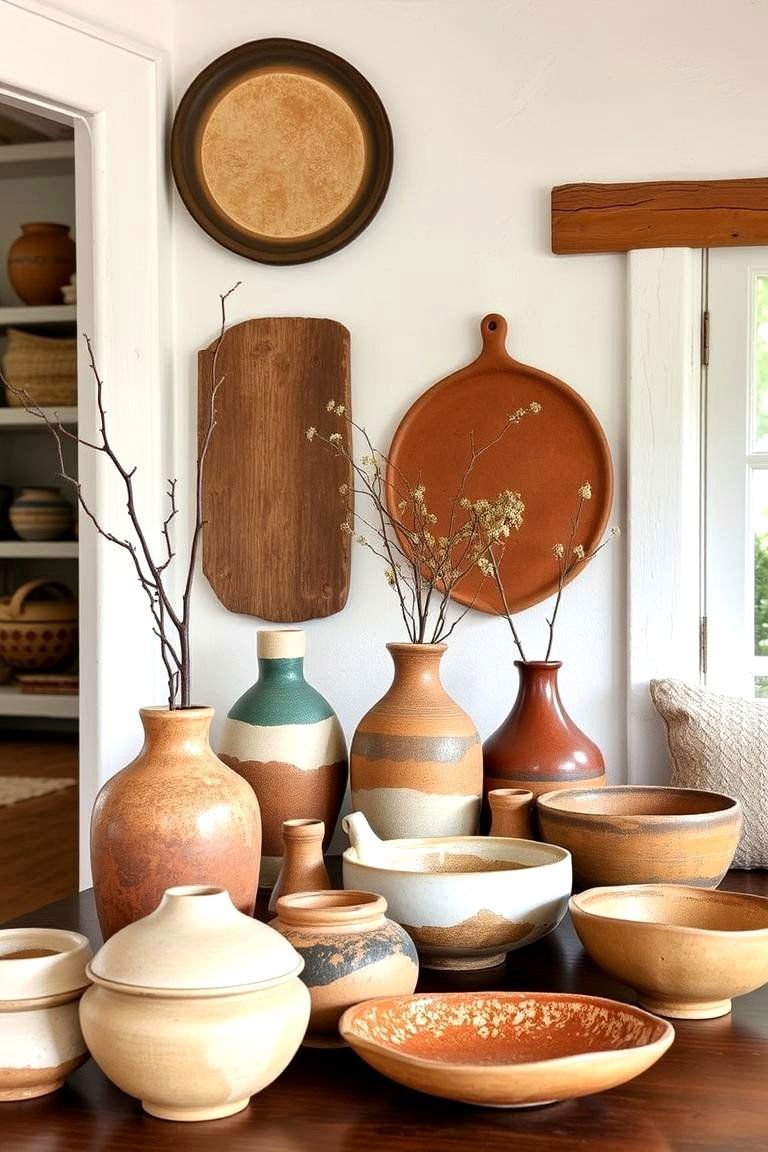 24 Cottage Decor Ideas for a Charming Home Style 15 Handmade Ceramic Pottery Accents - 24 Cottage Decorating Ideas