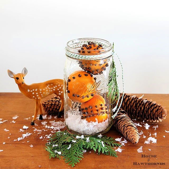 Mason Jar Gifts in a Jar: 25 DIY Mason Jar Gift Ideas 12 Handmade Cloved Clementines Hostess Gift
