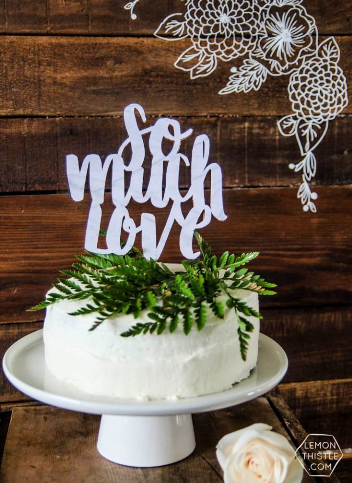 20 DIY Wedding Cake Topper Ideas You'll Love 8 Homemade Wedding Cake Topper