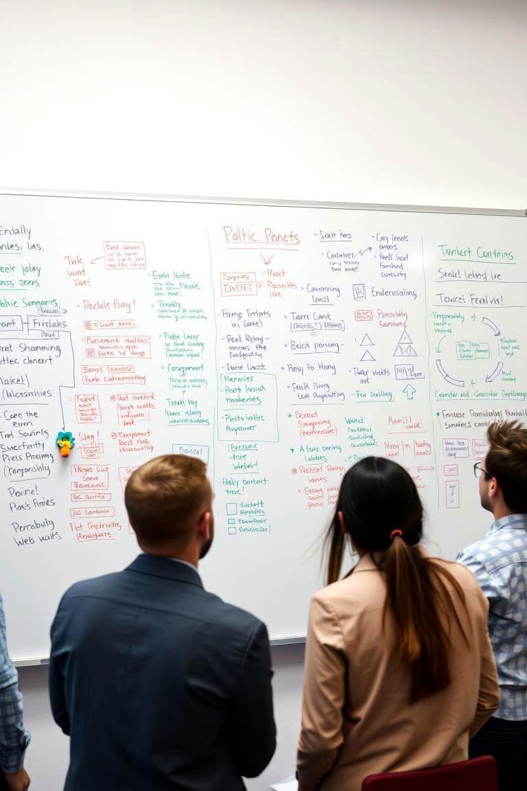 24 Art Room Ideas to Inspire Creativity in Any Space 10 Interactive Whiteboard for Brainstorming - 24 Art Room Ideas