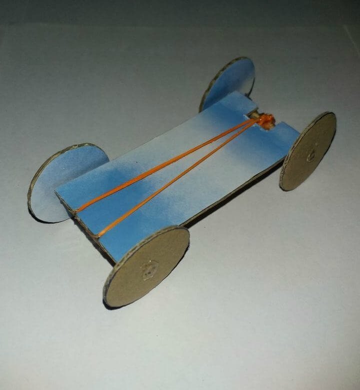 20 Rubber Band Games and Crafts to Make 16 Homemade Cardboard Rubber Band Car