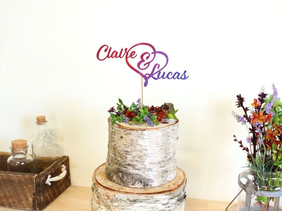 20 DIY Wedding Cake Topper Ideas You'll Love 9 Making Your Own Watercolor Wedding Cake Topper