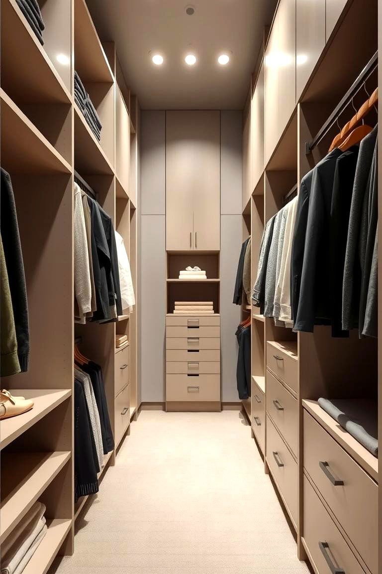 24 Functional Walk-In Closet Ideas for Optimal Organization 2 Maximizing Vertical Space - 24 Walk in Closet Ideas