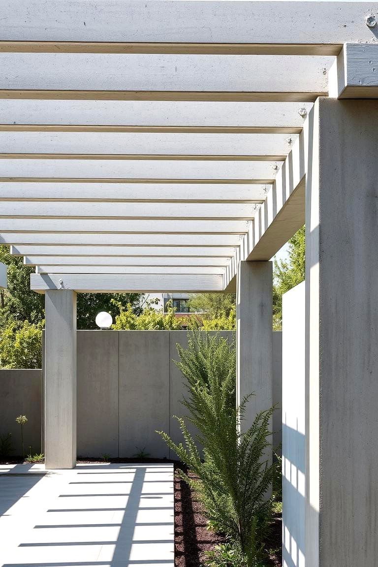 24 Pergola Flooring Ideas to Elevate Your Outdoor Space Design 4 Modern Concrete Finishes - 24 Pergola Flooring Ideas