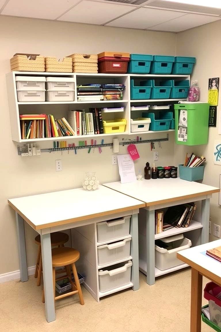 24 Art Room Ideas to Inspire Creativity in Any Space 12 Multifunctional Furniture for Space Efficiency - 24 Art Room Ideas