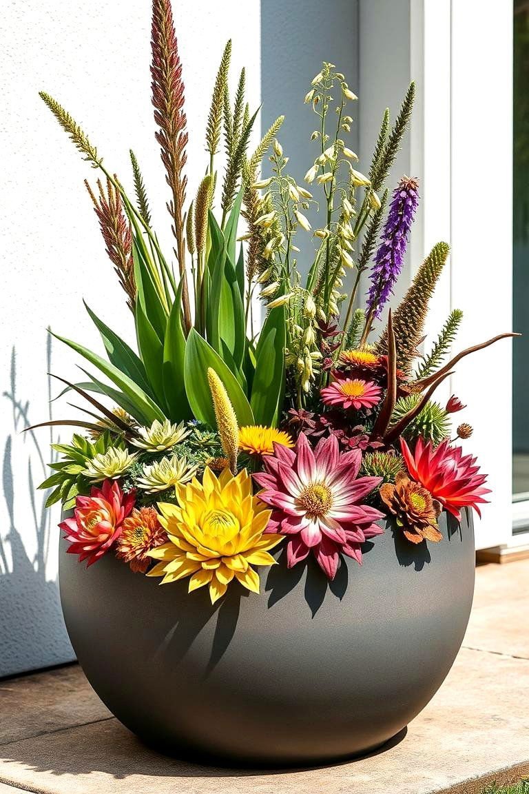 24 Container Garden Ideas for Versatile Plant Displays 15 Native Plant Sanctuary - 24 Container Garden Ideas