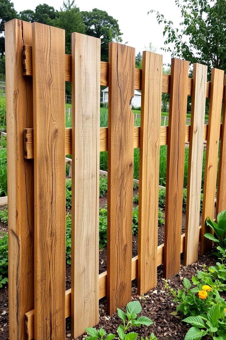24 Vegetable Garden Fence Ideas to Secure Your Crops 3 Recycled Pallet Fence - 24 Vegetable Garden Fence Ideas