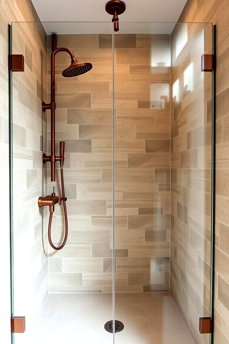 24 Rustic Walk-in Shower Ideas for a Spa-Like Bathroom Retreat 11 River Stone Shower Floor - 24 Rustic Walk-in Shower Ideas