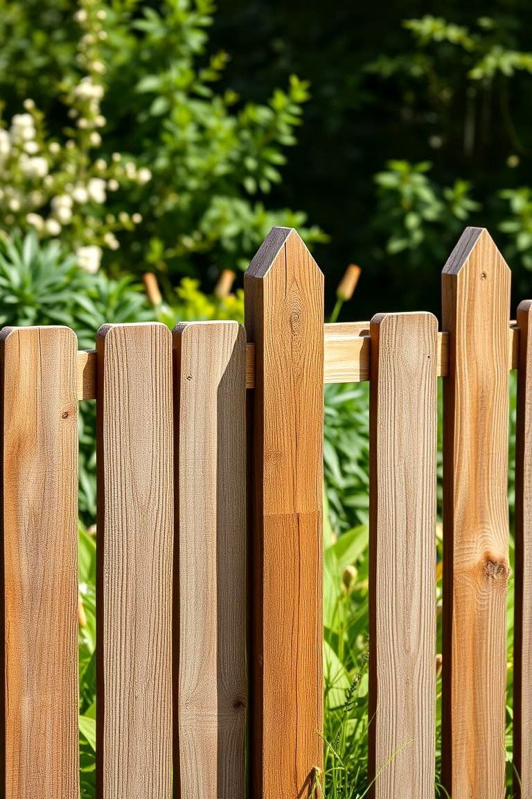 24 Vegetable Garden Fence Ideas to Secure Your Crops 2 Rustic Wooden Plank Fence - 24 Vegetable Garden Fence Ideas