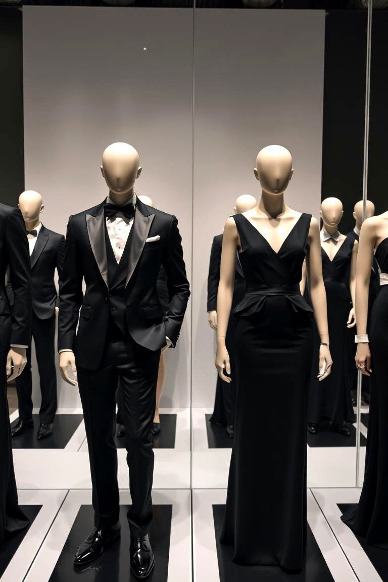 24 Black and White Wedding Theme Ideas for Elegance 8 Sophisticated Attire in Monochrome - 24 Black and White Wedding Ideas