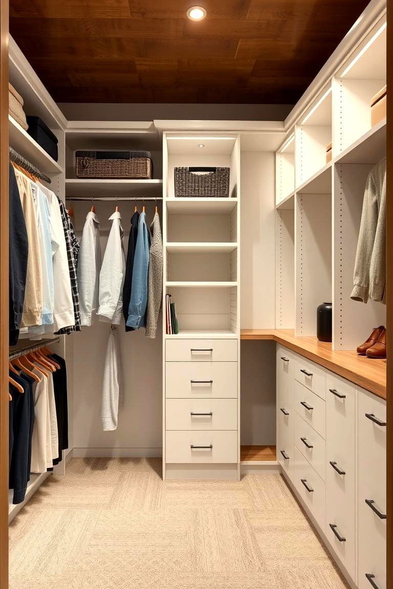 24 Functional Walk-In Closet Ideas for Optimal Organization 17 Space Saving Corner Units - 24 Walk in Closet Ideas