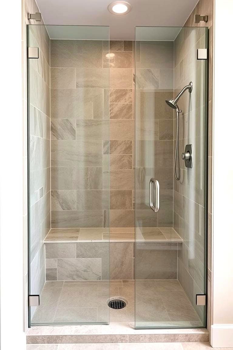 24 Rustic Walk-in Shower Ideas for a Spa-Like Bathroom Retreat 22 Stone Slab Shower Base - 24 Rustic Walk-in Shower Ideas