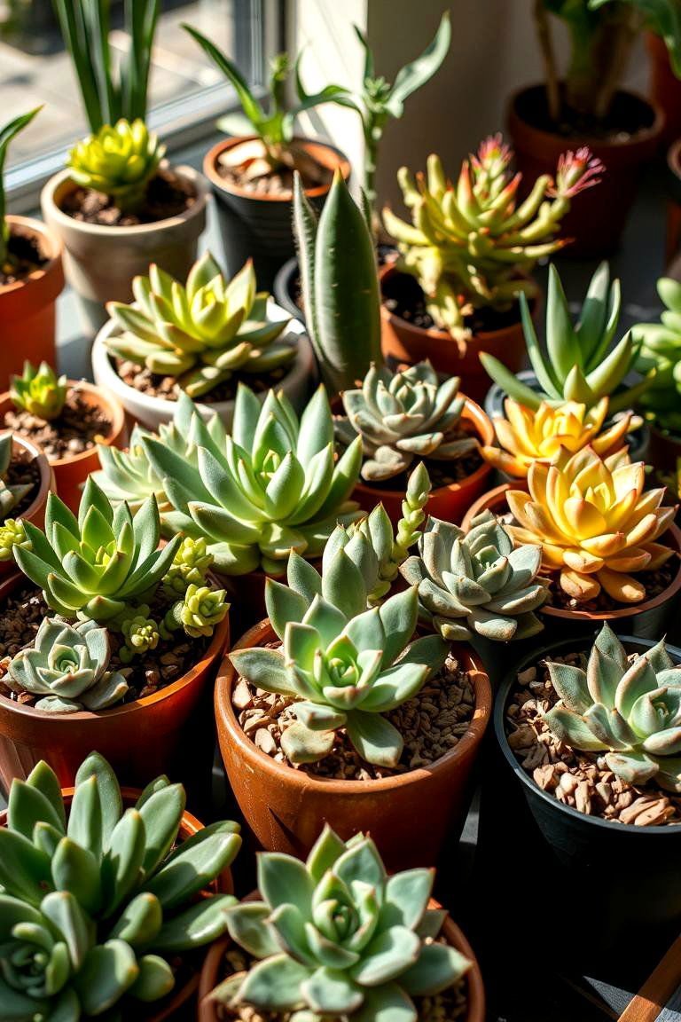 24 Lush Small Garden Ideas for Urban Outdoor Spaces 7 Succulent Arrangements - 24 Small Garden Ideas