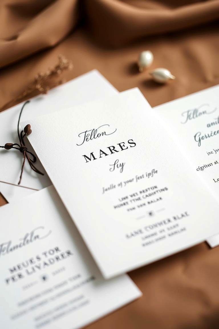 24 Black and White Wedding Theme Ideas for Elegance 5 Timeless Monochrome Invitations - 24 Black and White Wedding Ideas