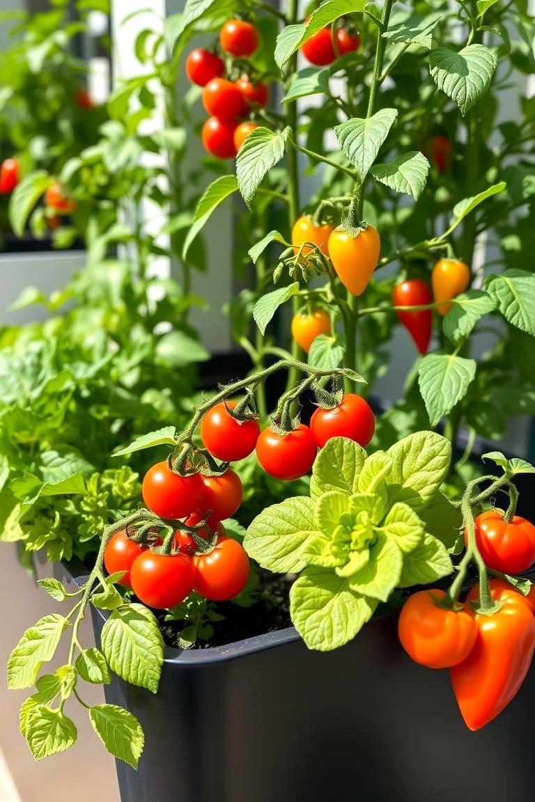 24 Container Garden Ideas for Versatile Plant Displays 5 Vegetable Vitality Container Garden - 24 Container Garden Ideas