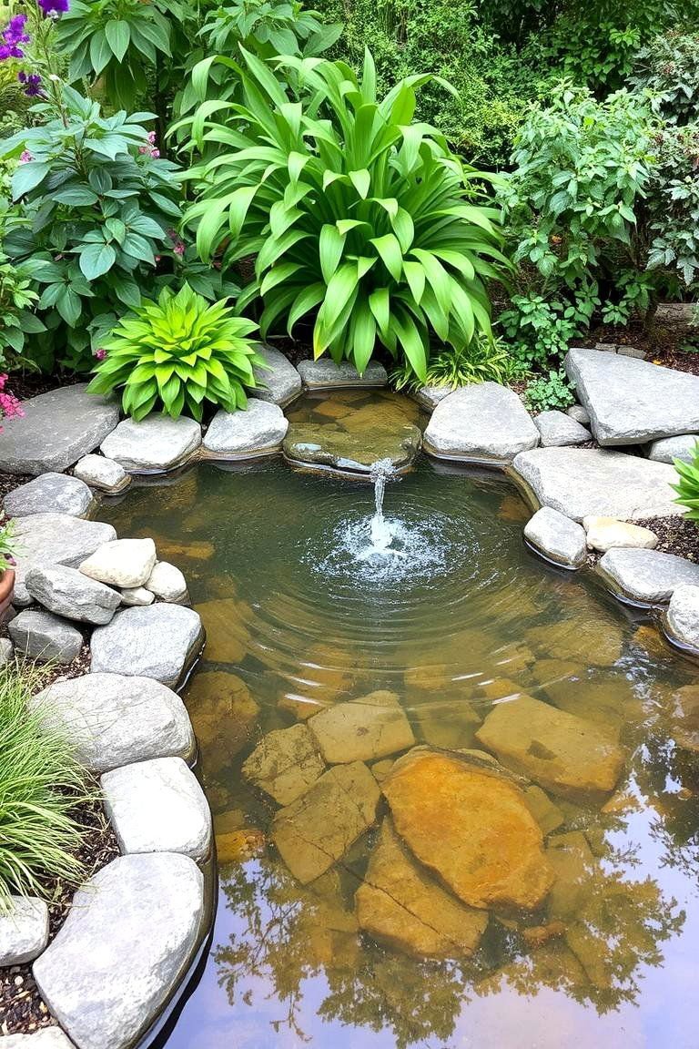 24 Lush Small Garden Ideas for Urban Outdoor Spaces 13 Water Feature Serenity - 24 Small Garden Ideas