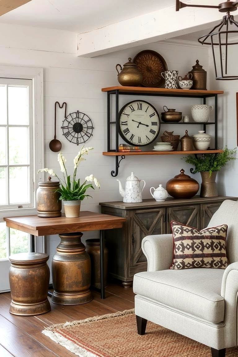 24 Cottage Decor Ideas for a Charming Home Style 16 Weathered Metal Decor Touches - 24 Cottage Decorating Ideas
