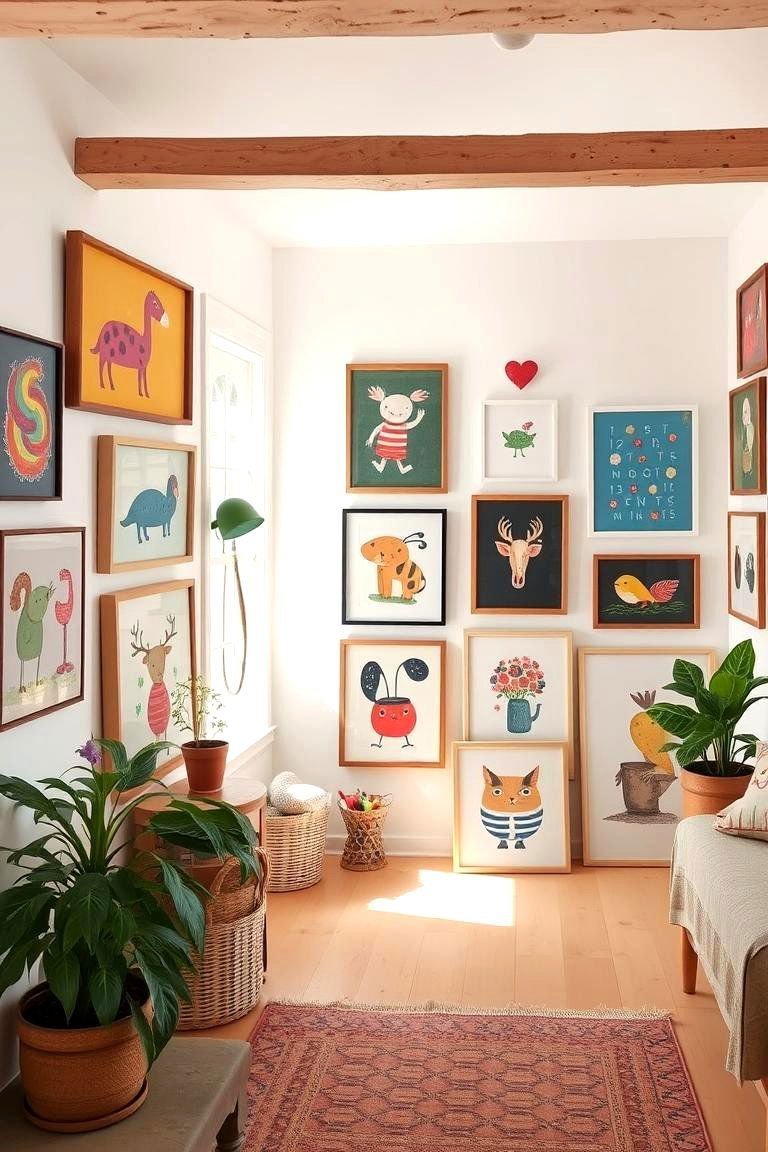 24 Cottage Decor Ideas for a Charming Home Style 21 Whimsical Artwork Collections - 24 Cottage Decorating Ideas