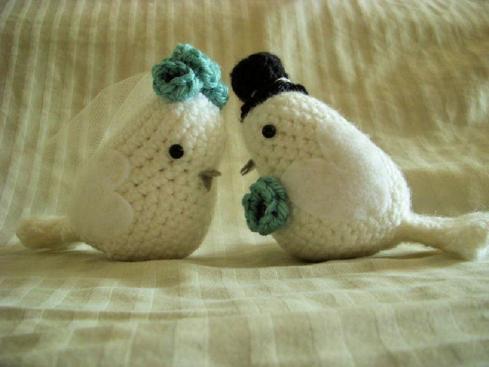 16 Free Crochet Wedding Patterns and Ideas 9 Crochet Little Bird Amigurumi Tutorial