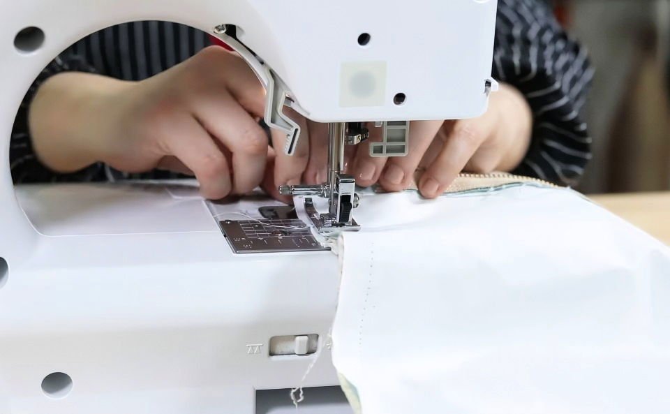 Crafting Your Own DIY Floor Cushion: A Simple Sewing Guide 4 sew the cushion panels together