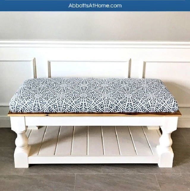 25 DIY Bench Cushions: Make a Bench Seat Cushion 20 DIY Upholstered Bench Cushion